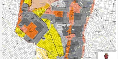 Mapa Vila Mariana, São Paulo - zábor půdy