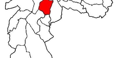 Mapa Vila Mariana sub-prefektura São Paulo