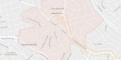 Mapa Vila Matilde São Paulo