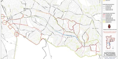 Mapa Vila Prudente São Paulo - Silnice