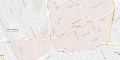Mapa Vila Prudente São Paulo