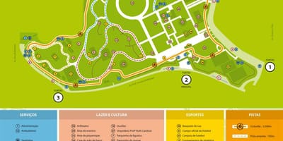 Mapa Villa-Lobos park