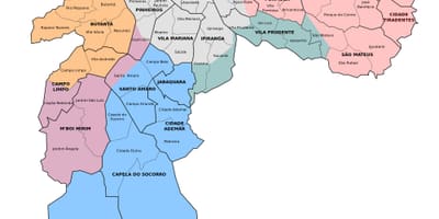 Mapa zonas SP